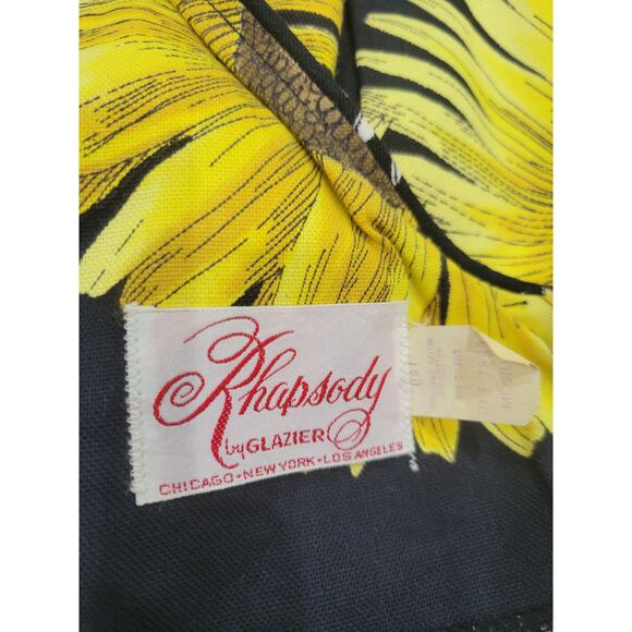 Vintage Rhapsody Sunflower Dress‎ Women’s Medium Yellow Sleeveless Knee Length - Picture 15 of 15
